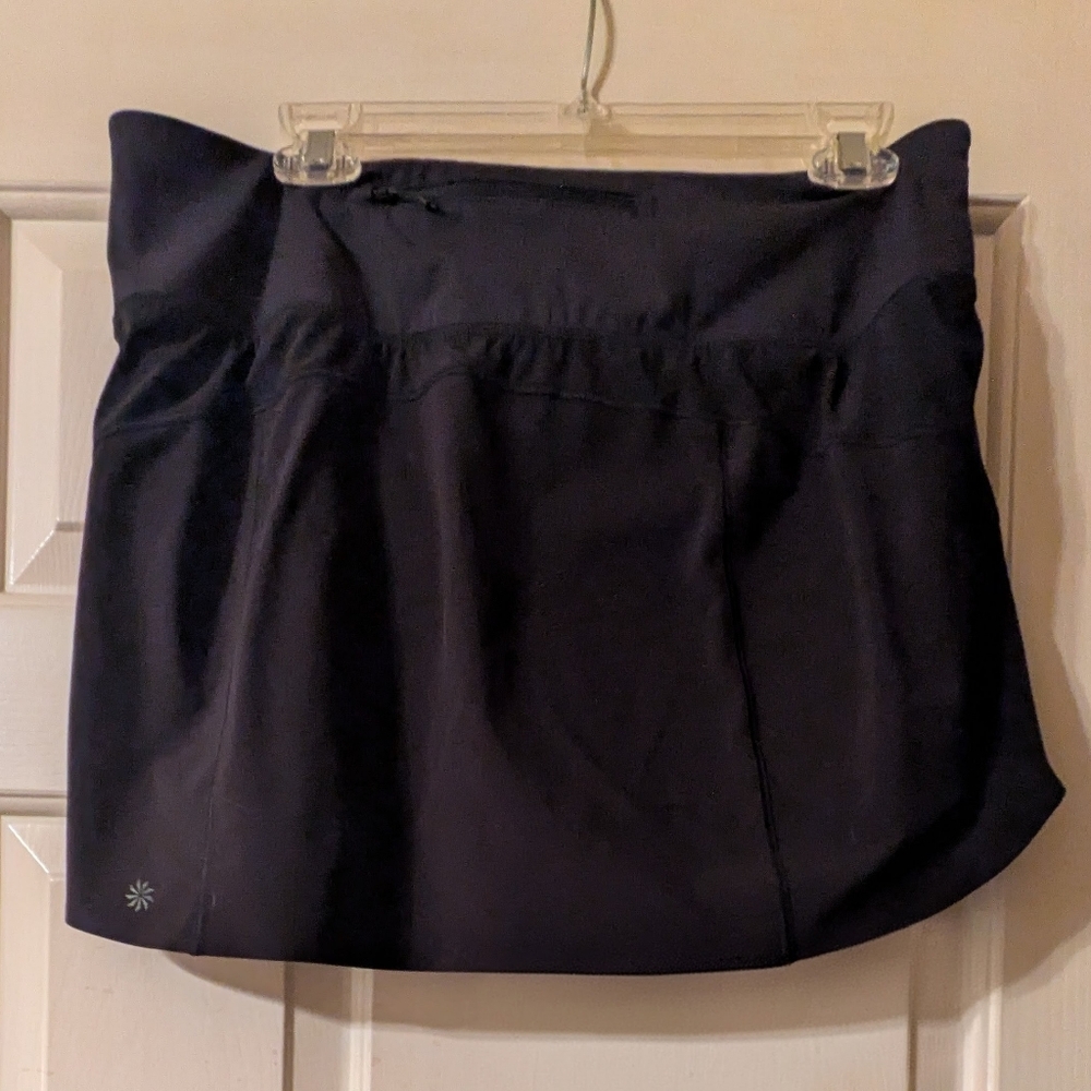 🇺🇸 Athleta Run with it Skort - L - Black - NWOT - Picture 4 of 8